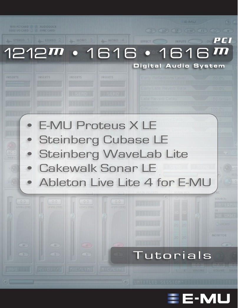 EMU 1212M Tutorials