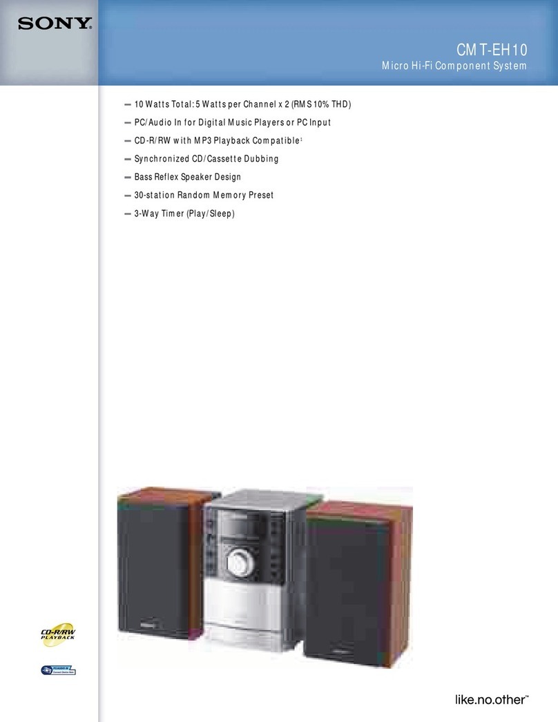 Sony CMT-EH10 User manual