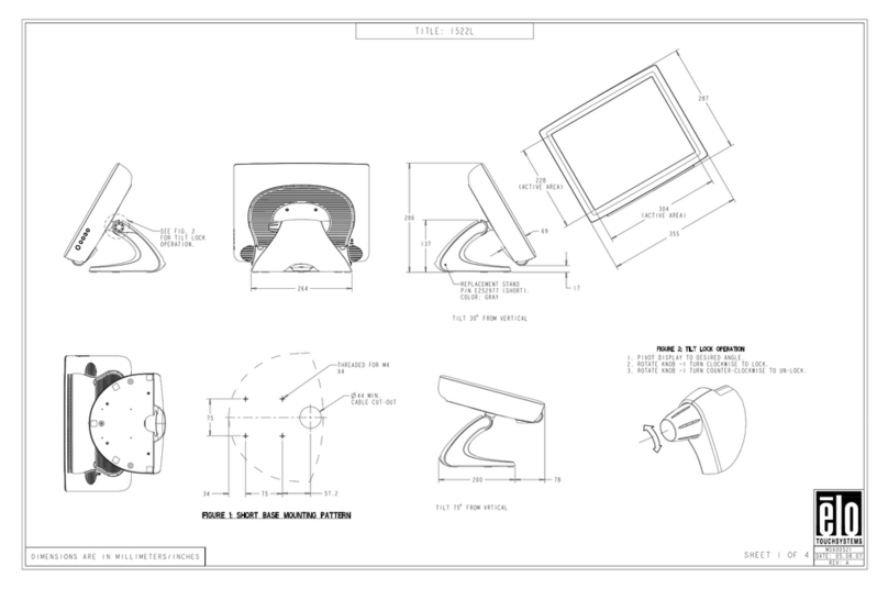 Elo TouchSystems 1522L User guide