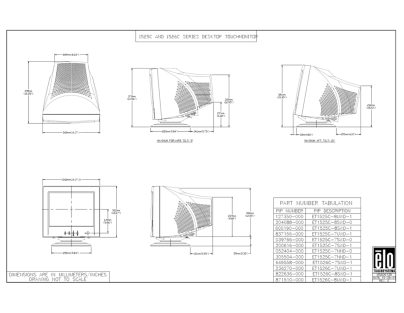 Elo TouchSystems 1525C Series User guide
