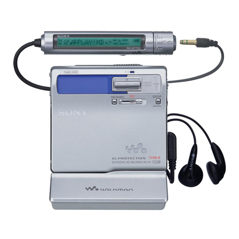 Sony MZ-N1 User manual