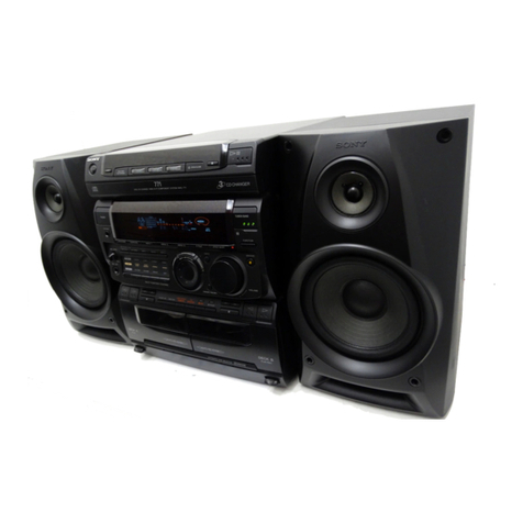 Sony MHC-771 - Mini Hi-fi Component System User manual