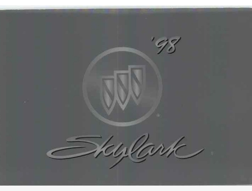 Buick 1998 Skylark owner's manual