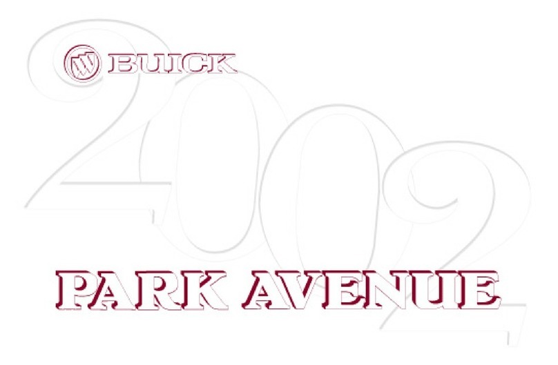 Buick 2002 Park Avenue owner's manual