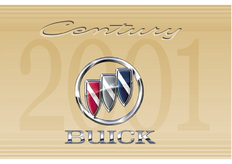 Buick 2001 Century User manual