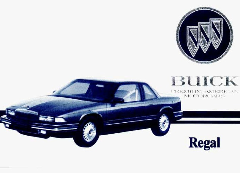 Buick 1994 Regal User manual
