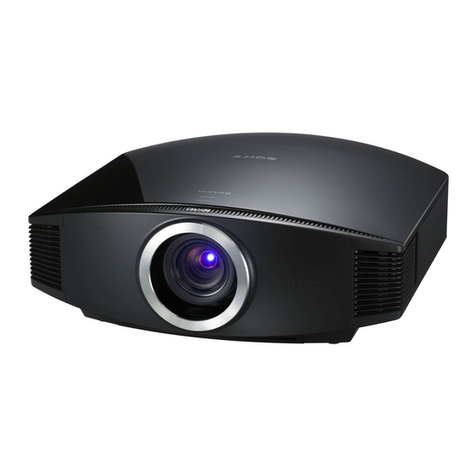 Sony VPL-VW85 - Bravia Sxrd 1080p Home Cinema... User manual