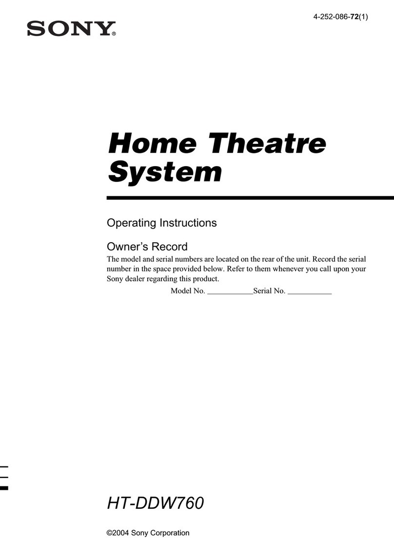 Sony SA-WMSP76 User manual