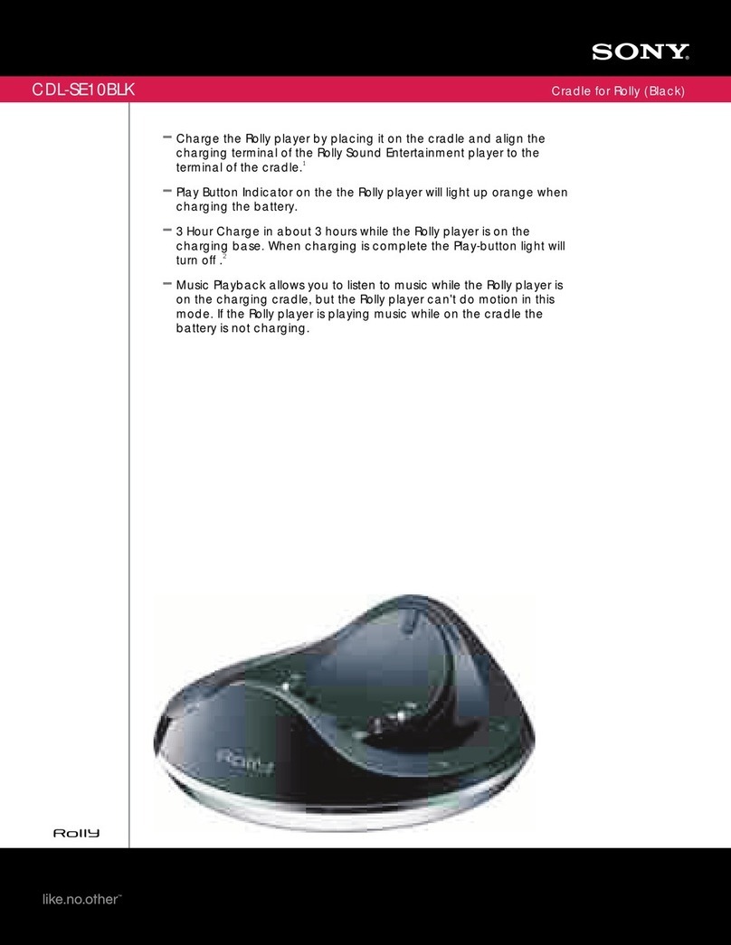 Sony CDL-SE10BLK Marketing Specifications (Black) Specifications