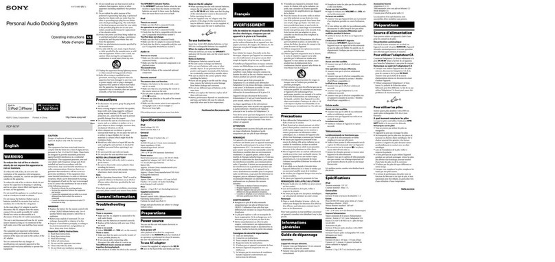 Sony RDP-M7iPPINK User manual