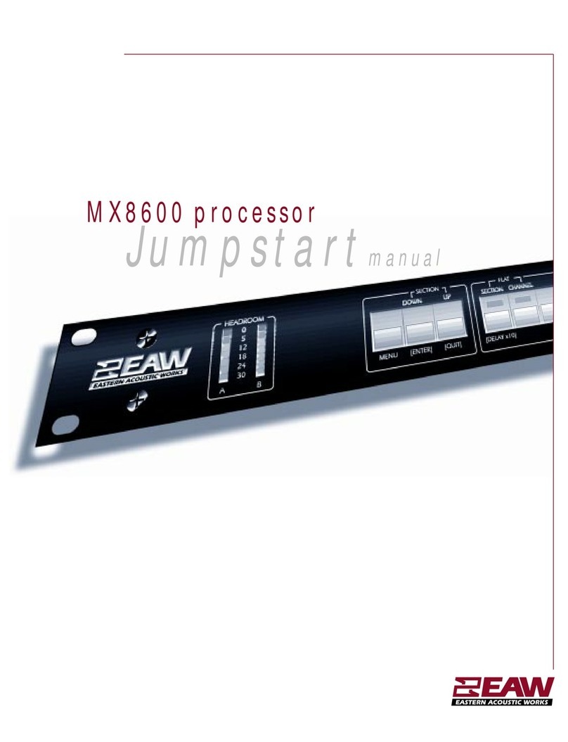 EAW Jumpstart MX8600 User manual