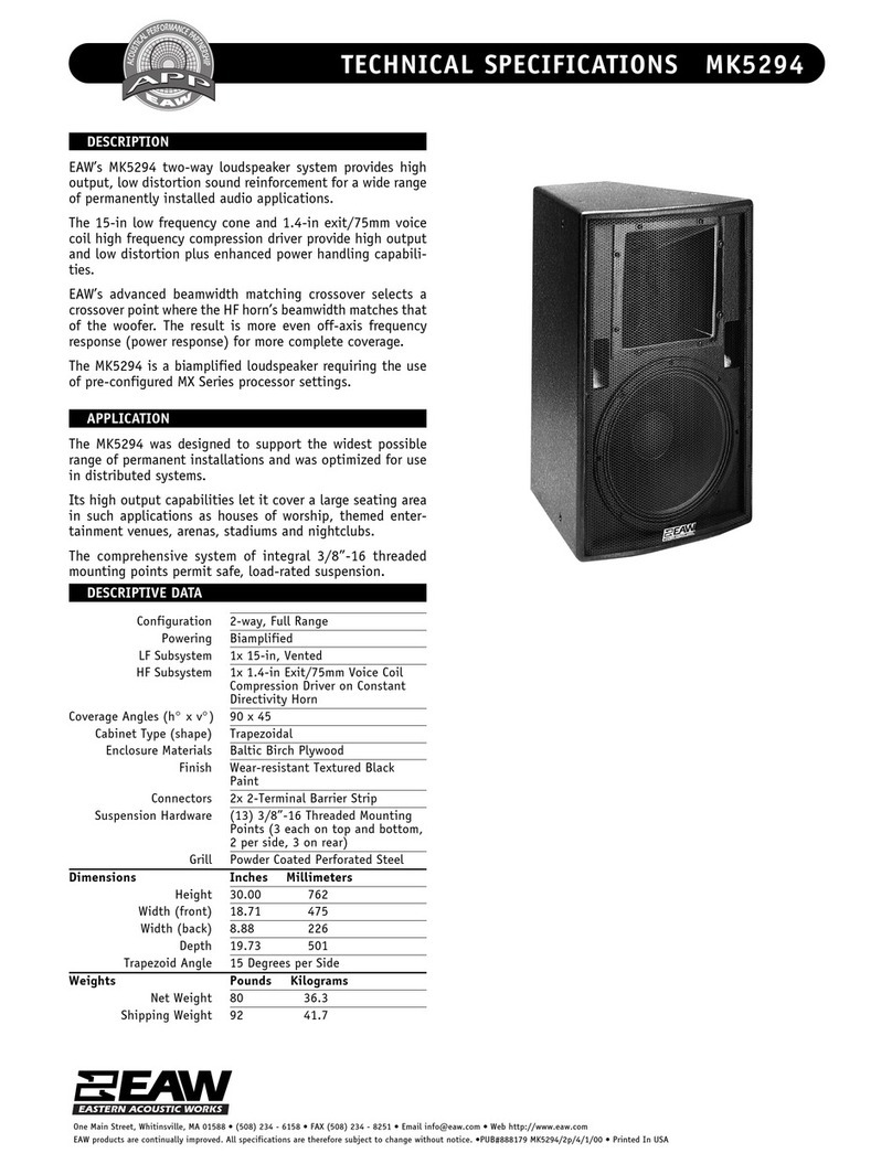 EAW MK5294 Technical specifications