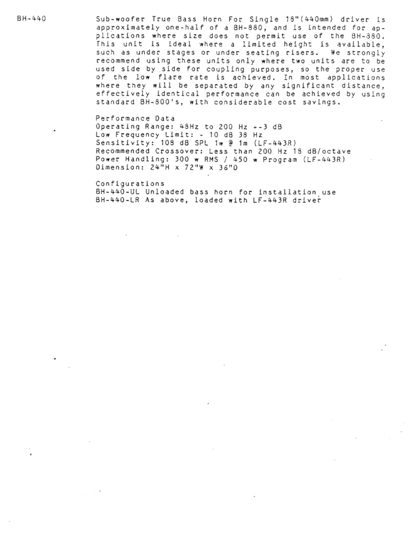 EAW BH-440 brochure