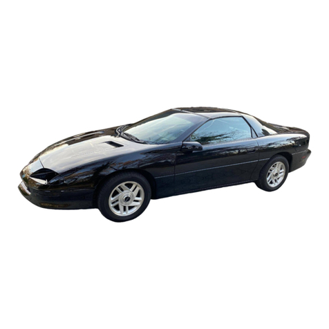 Chevrolet 1994 Camaro owner's manual
