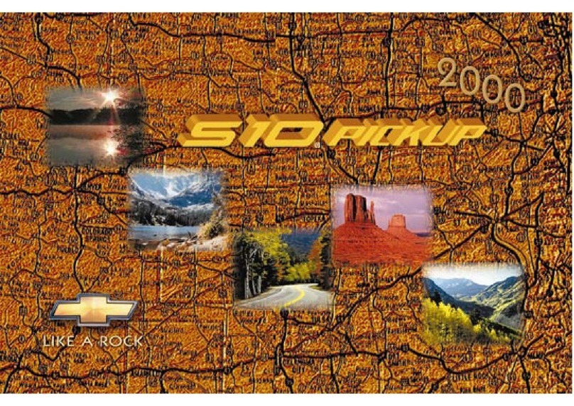 Chevrolet 2000 S10 Pickup owner's manual