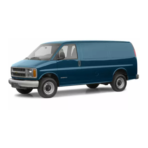 Chevrolet 2002 Express Van User manual