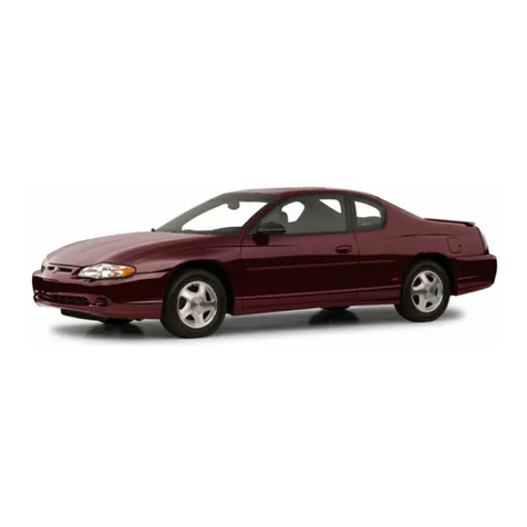 Chevrolet 2001 Monte Carlo owner's manual