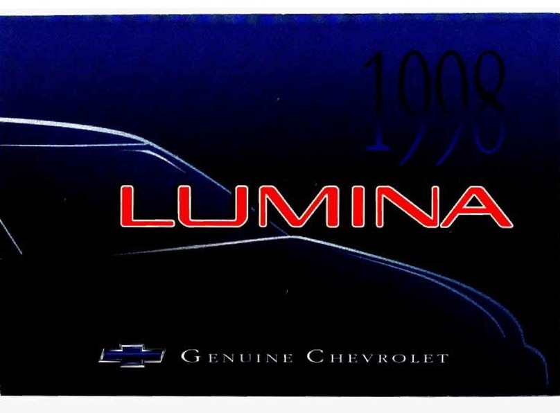 Chevrolet LUMINA 1998 owner's manual