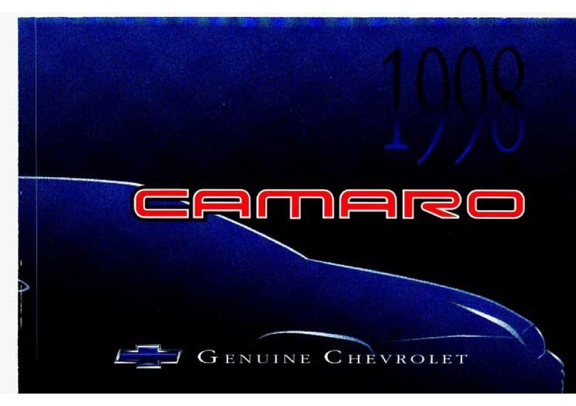 Chevrolet 1998 Camaro User manual
