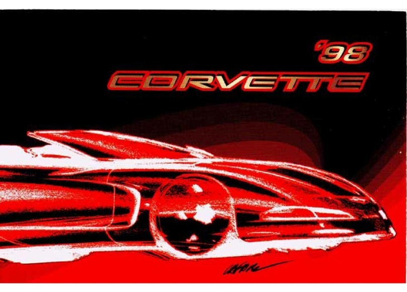Chevrolet 1998 Corvette User manual Chevrolet 1998 Corvette User manual