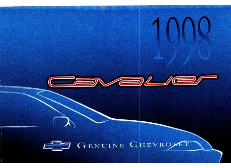 Chevrolet 1998 Cavalier owner's manual