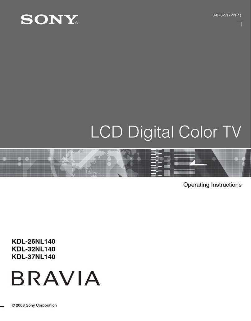 Sony KDL-26NL140 - Bravia Nl Series Lcd... User manual