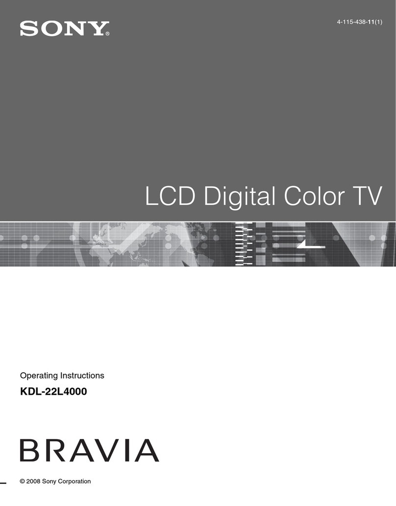 Sony Bravia KDL-22L4000 User manual