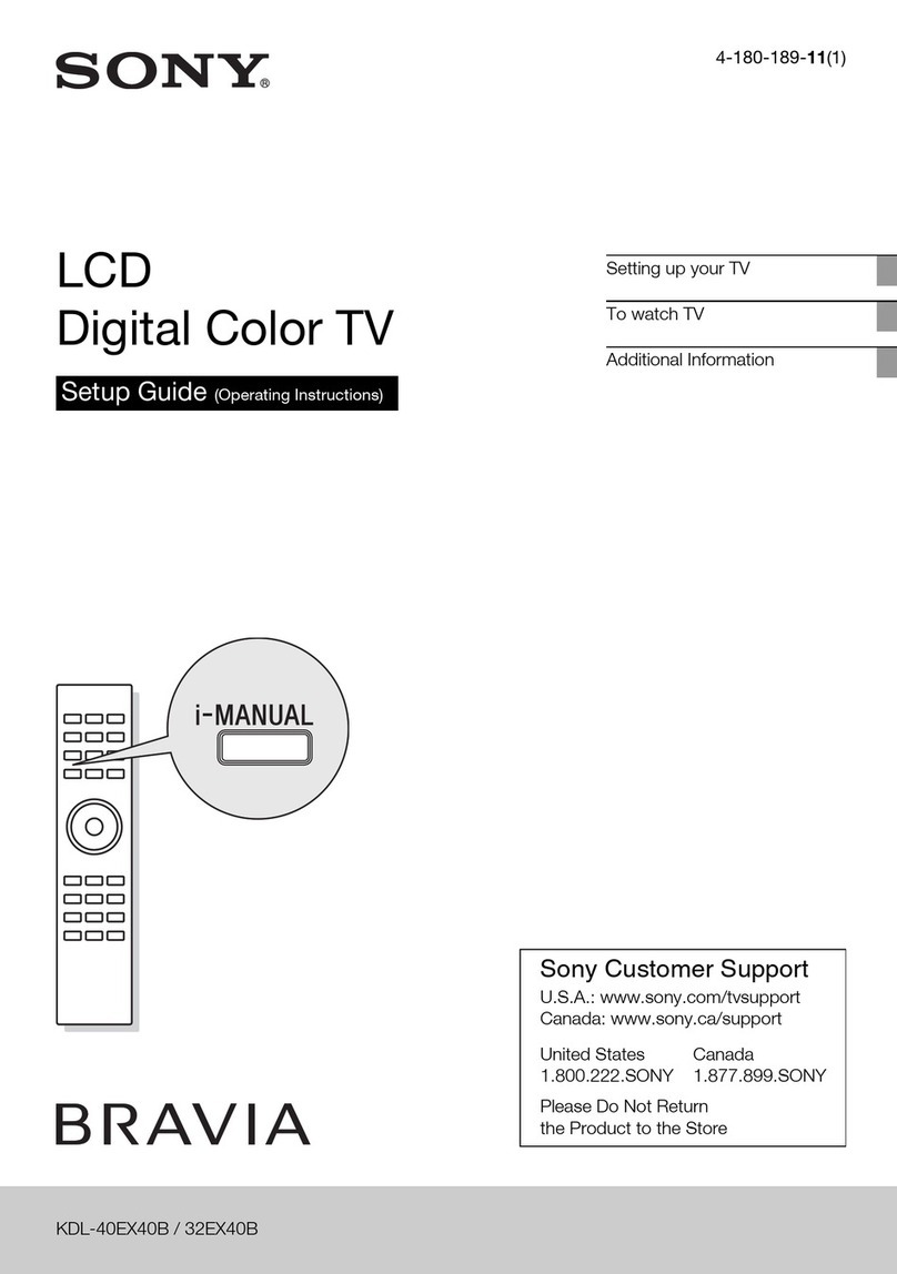 Sony KDL-32EX40B Marketing User manual