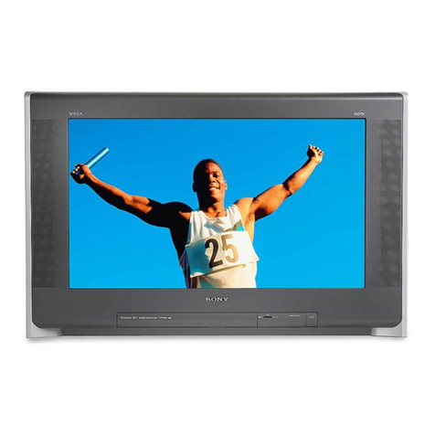 Sony KD-34XBR960 Instructions: TV stand User manual