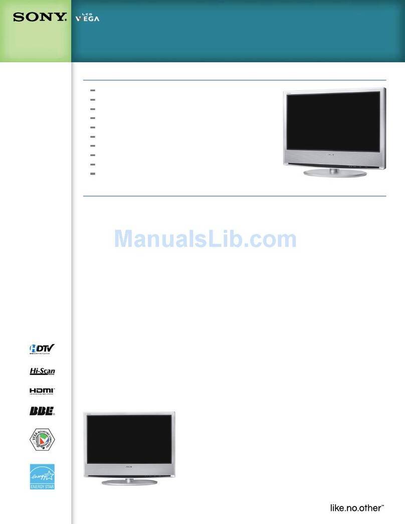 Sony WEGA KLV-S23A10 User manual