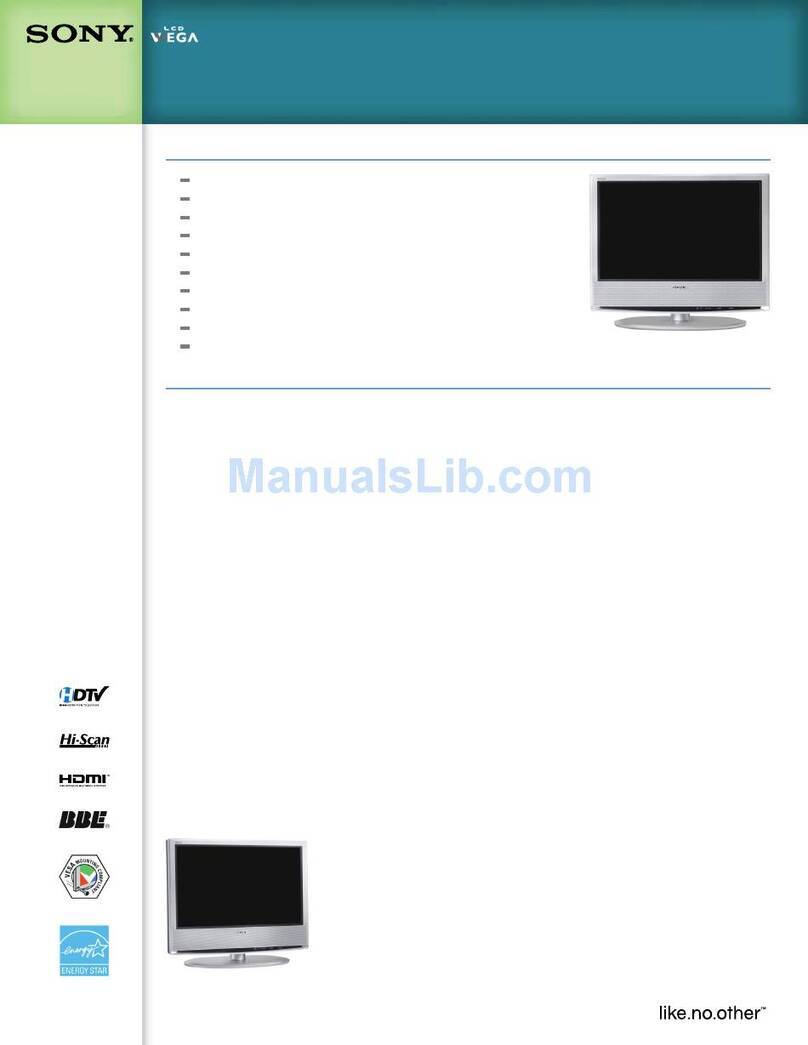 Sony WEGA KLV-S19A10 User manual