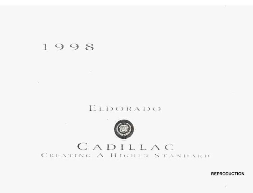 Cadillac 1998 Eldorado owner's manual