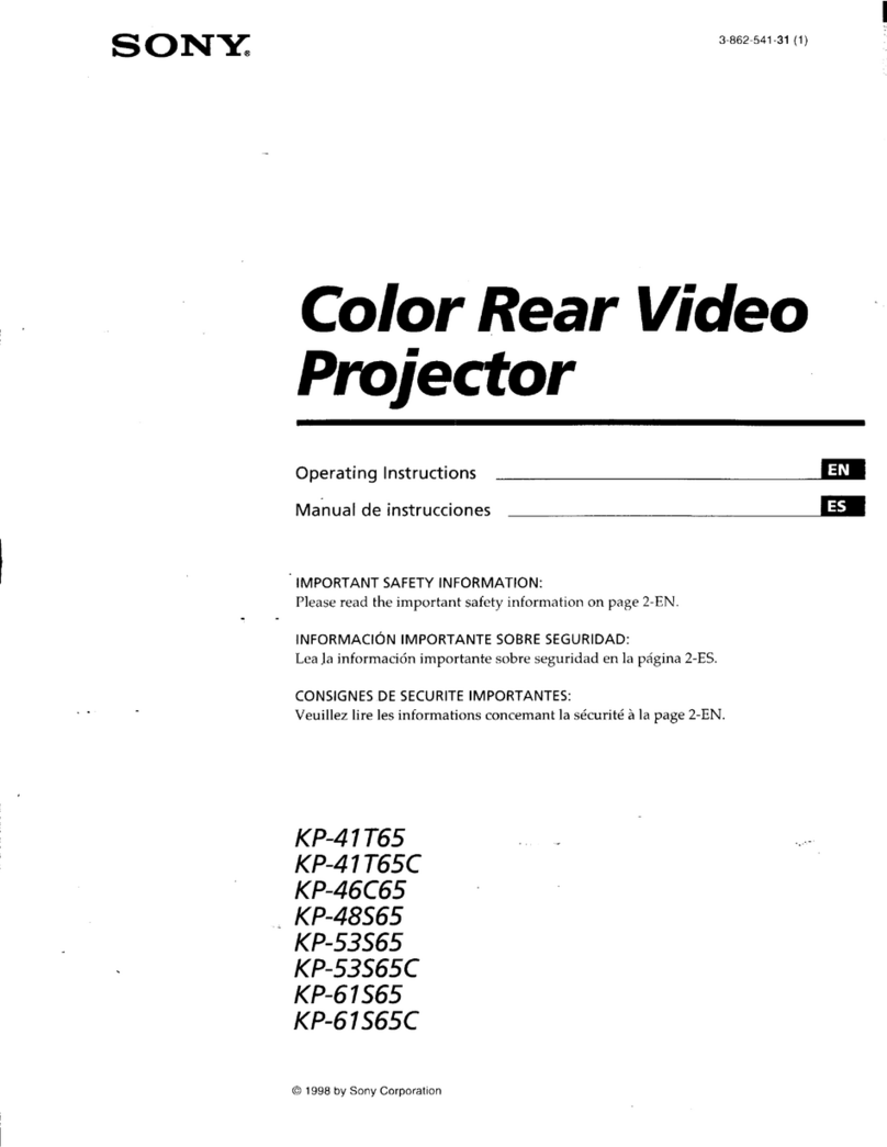 Sony KP-61S65 User manual