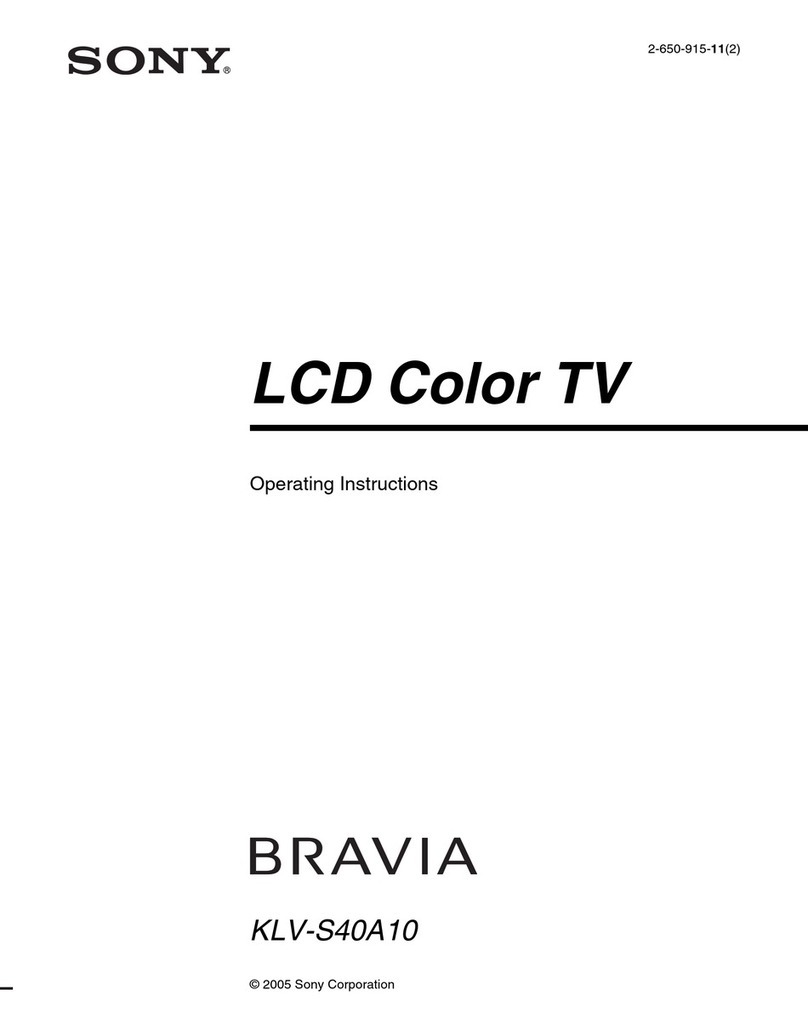 Sony KLV-S40A10 User manual