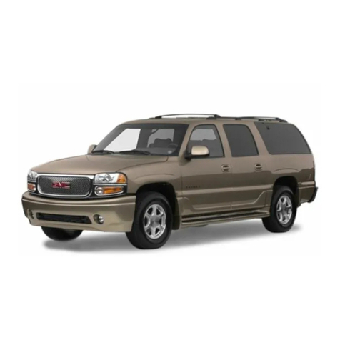 GMC 2001 Yukon XL User manual