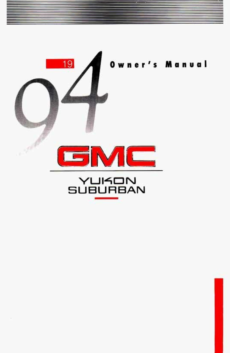 GMC 1994 Yukon owner's manual