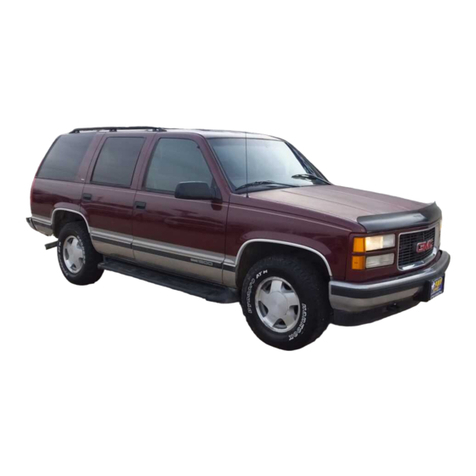 GMC 1998 Yukon User manual