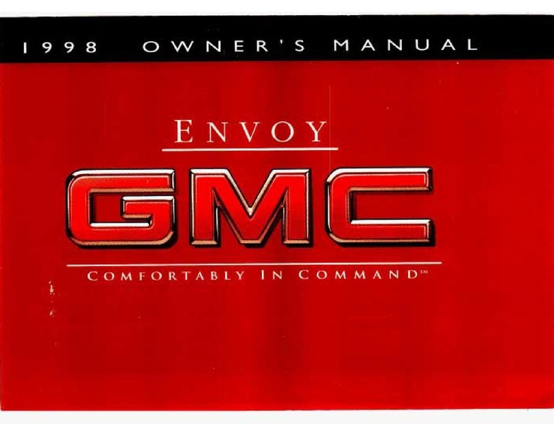GMC 1998 Envoy User manual