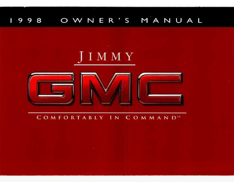 GMC 1998 Jimmy User manual