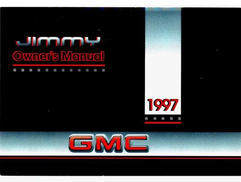 GMC 1997 Jimmy User manual