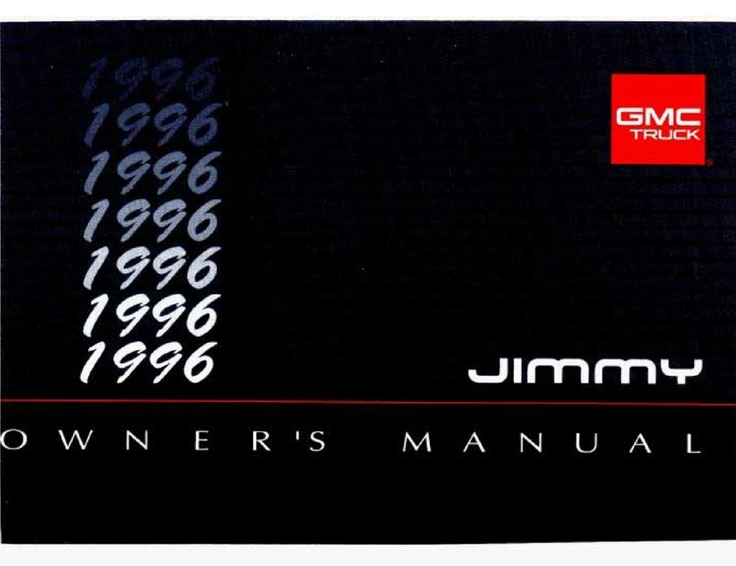 GMC 1996 Jimmy User manual