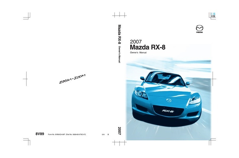 Mazda 2007 RX-8 owner's manual