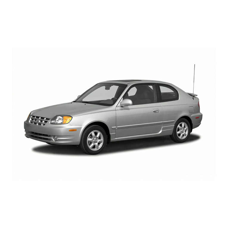 Hyundai 2004 Accent owner's manual