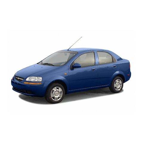 Chevrolet 2005 Aveo User manual