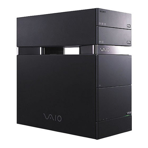 Sony VGC-RA820G User manual Sony VGC-RA820G User manual