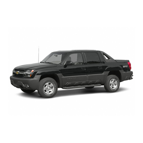Chevrolet 2003 Avalanche User manual