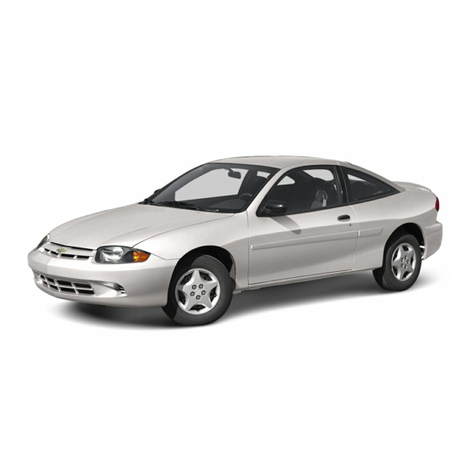Chevrolet 2003 Cavalier owner's manual