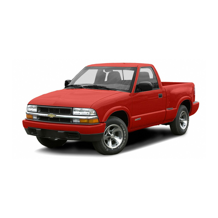Chevrolet 2002 S10 Pickup User manual