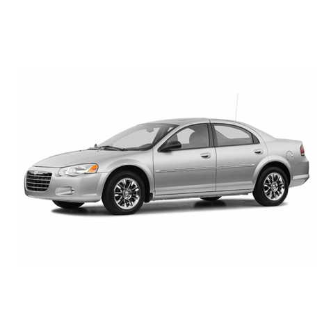 Chrysler 2005 Sebring User manual