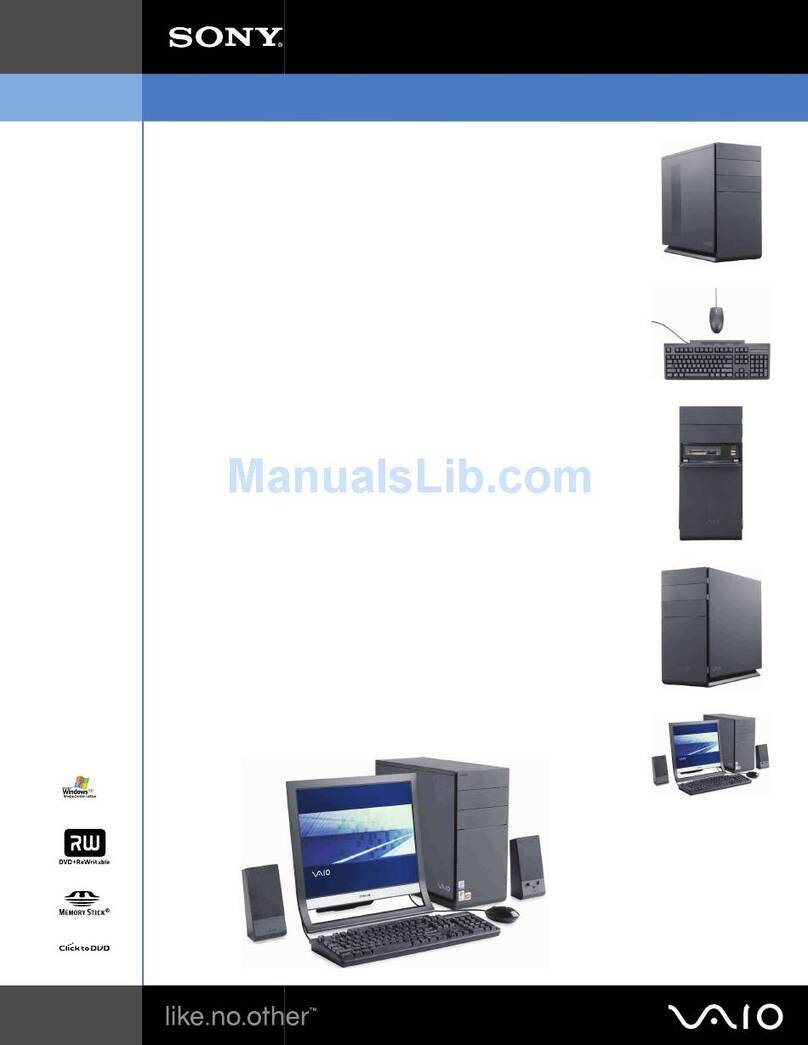 Sony VGC-RB64GY Vaio user guide